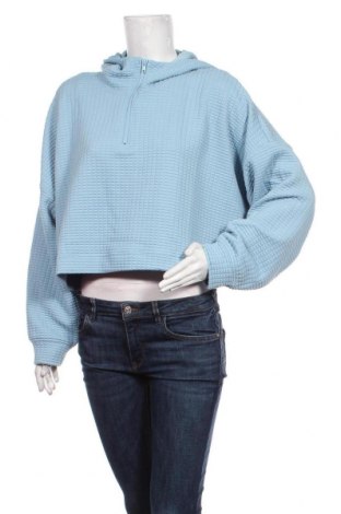 Γυναικείο φούτερ Monki, Μέγεθος XL, Χρώμα Μπλέ, 77% πολυεστέρας, 18% βισκόζη, 5% ελαστάνη, Τιμή 17,52 €