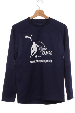 Детска блуза PUMA, Размер 13-14y/ 164-168 см, Цвят Син, Полиестер, Цена 18,40 лв.