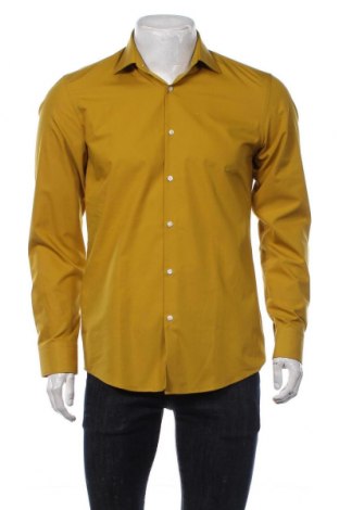 Ανδρικό πουκάμισο Hugo Boss, Μέγεθος M, Χρώμα Κίτρινο, Τιμή 50,22 €