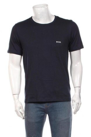 Мъжка тениска BOSS, Размер L, Цвят Син, Цена 57,25 лв.