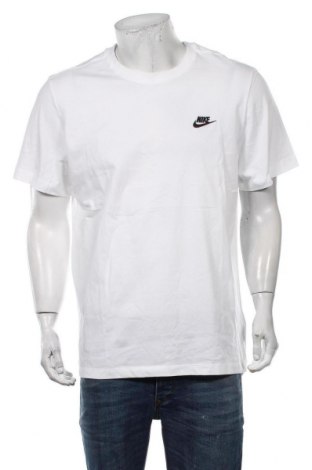 Tricou de bărbați Nike, Mărime XL, Culoare Alb, Bumbac, Preț 286,84 Lei