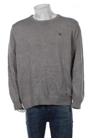 Ανδρικό πουλόβερ Chaps, Μέγεθος XL, Χρώμα Γκρί, Τιμή 22,27 €