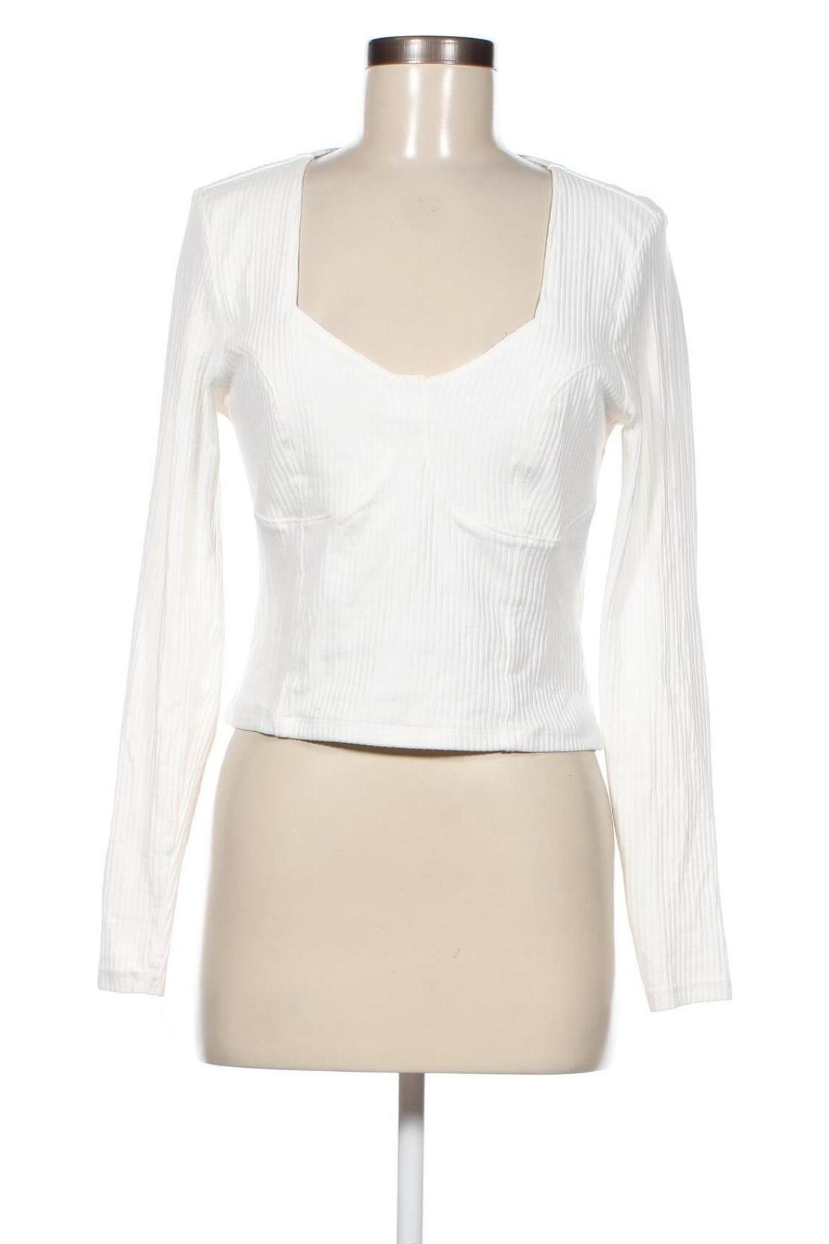 Дамска блуза Monki, Размер L, Цвят Бял, Цена 26,00 лв.
