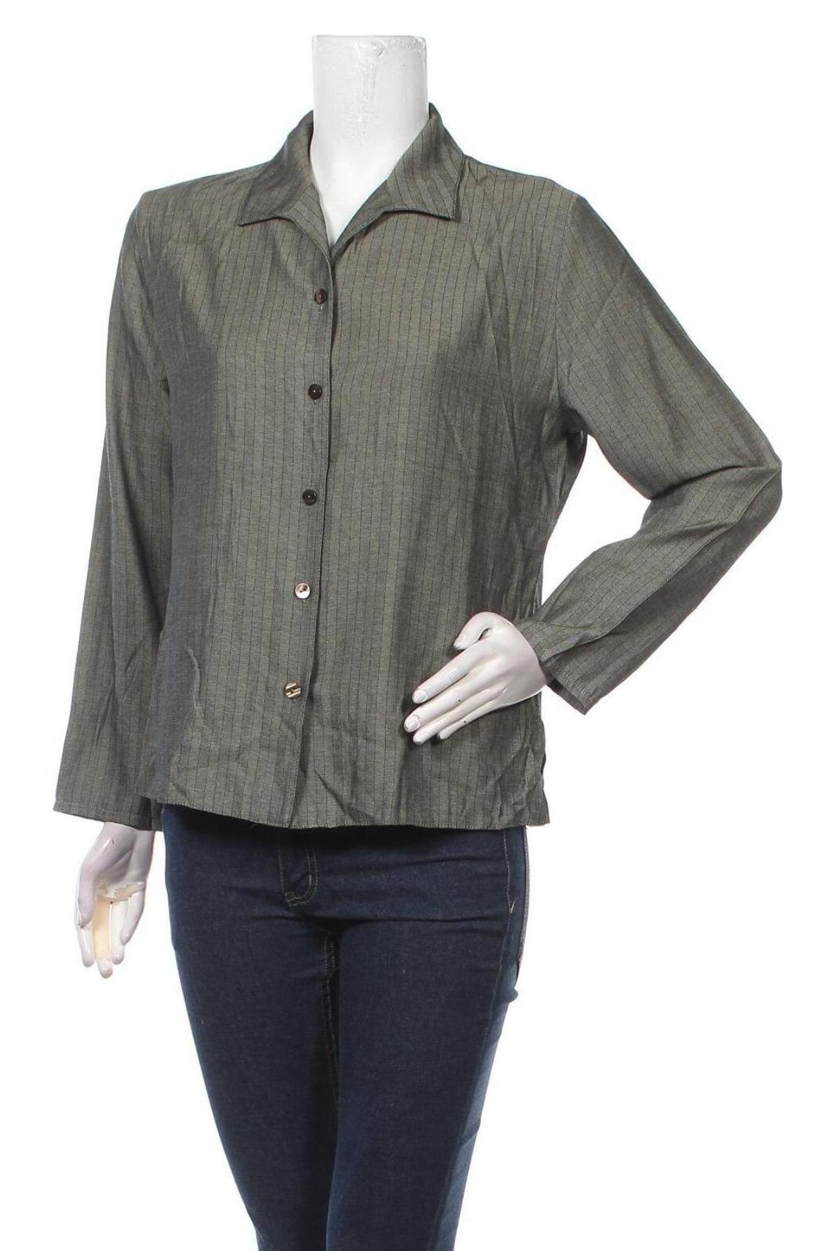 Γυναικείο πουκάμισο, Μέγεθος M, Χρώμα Πράσινο, Τιμή 1,73 €