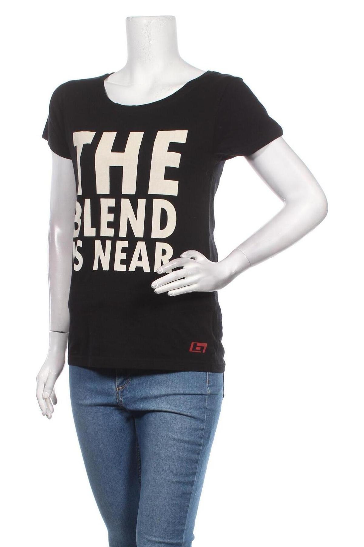 Дамска тениска Blend, Размер L, Цвят Черен, Цена 10,26 лв.