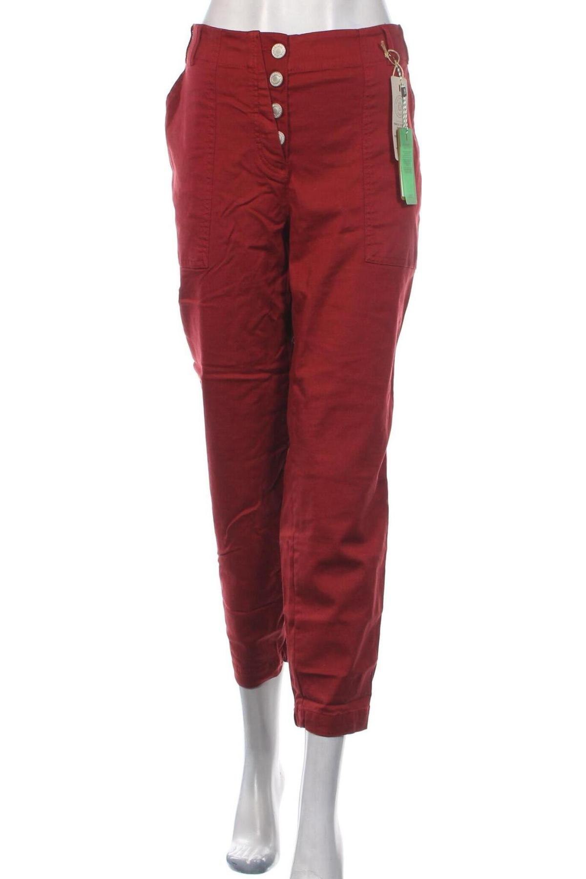 Дамски панталон Cecil, Размер XL, Цвят Червен, Цена 25,52 лв.