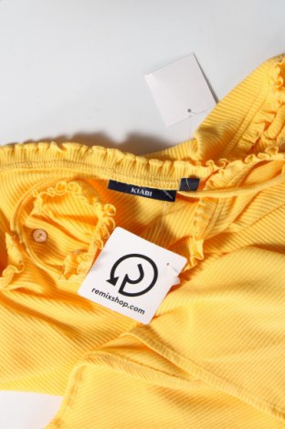 Дамска блуза - боди Kiabi, Размер XL, Цвят Жълт, Цена 13,65 лв.