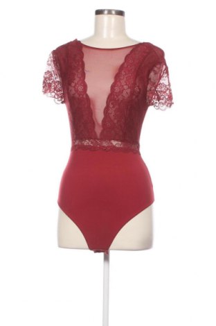 Γυναικεία μπλούζα-Κορμάκι Pieces, Μέγεθος S, Χρώμα Κόκκινο, Τιμή 11,45 €