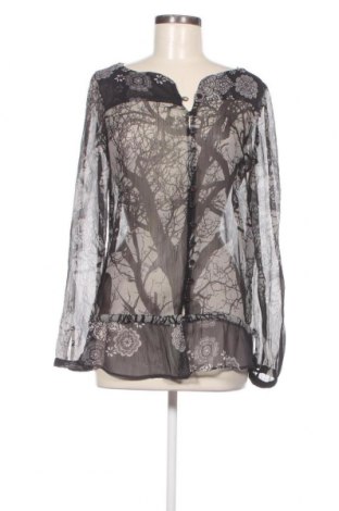 Γυναικεία μπλούζα Desigual, Μέγεθος S, Χρώμα Γκρί, Τιμή 10,94 €