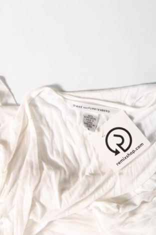 Γυναικεία μπλούζα Diane Von Furstenberg, Μέγεθος L, Χρώμα Λευκό, Τιμή 11,36 €