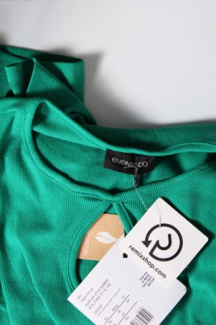 Γυναικεία μπλούζα Even&Odd, Μέγεθος 3XL, Χρώμα Πράσινο, Τιμή 4,63 €