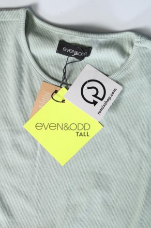 Γυναικεία μπλούζα Even&Odd, Μέγεθος XL, Χρώμα Πράσινο, Τιμή 5,27 €
