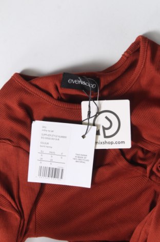 Γυναικεία μπλούζα Even&Odd, Μέγεθος S, Χρώμα Καφέ, Τιμή 4,00 €