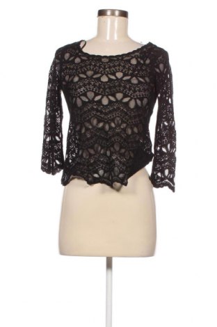 Γυναικεία μπλούζα H&M Divided, Μέγεθος XS, Χρώμα Μαύρο, Τιμή 7,67 €