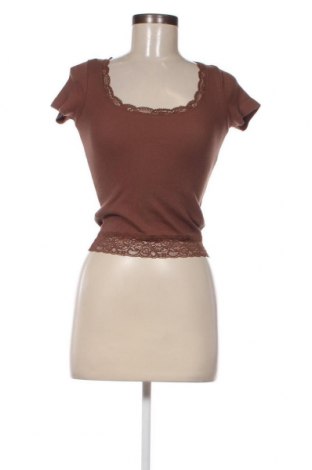 Γυναικεία μπλούζα Hollister, Μέγεθος XS, Χρώμα Καφέ, Τιμή 37,11 €