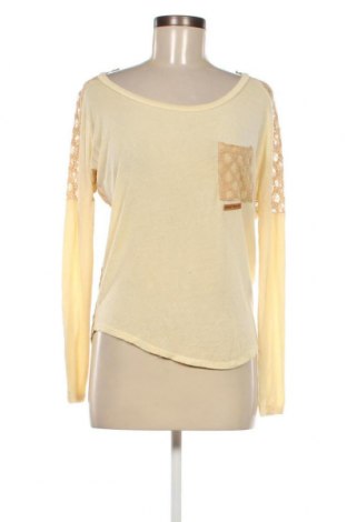 Дамска блуза Khujo, Размер S, Цвят Жълт, Цена 23,46 лв.