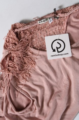 Дамска блуза Khujo, Размер M, Цвят Розов, Цена 22,44 лв.