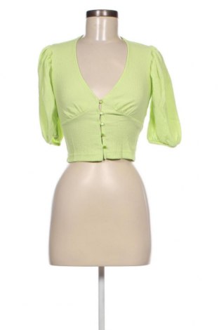 Γυναικεία μπλούζα Monki, Μέγεθος XS, Χρώμα Πράσινο, Τιμή 7,25 €