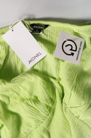 Дамска блуза Monki, Размер S, Цвят Зелен, Цена 15,12 лв.
