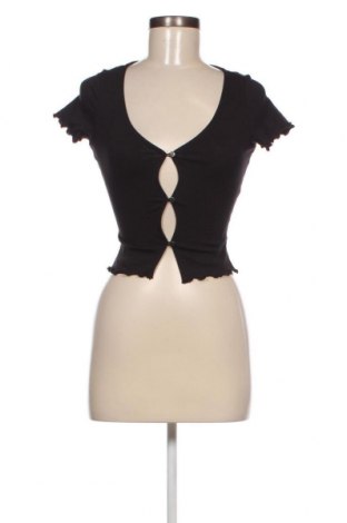 Damen Shirt Monki, Größe XS, Farbe Schwarz, Preis € 7,68