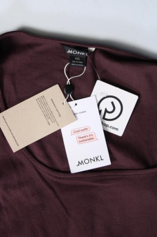 Damen Shirt Monki, Größe XXL, Farbe Lila, Preis € 4,99