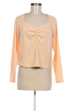 Γυναικεία μπλούζα Monki, Μέγεθος XL, Χρώμα  Μπέζ, Τιμή 3,35 €