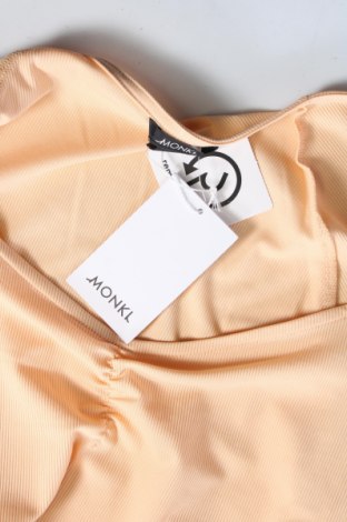 Γυναικεία μπλούζα Monki, Μέγεθος L, Χρώμα  Μπέζ, Τιμή 3,48 €