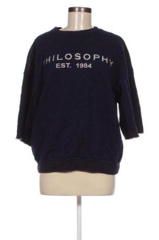 Γυναικεία μπλούζα Philosophy Di Lorenzo Serafini, Μέγεθος M, Χρώμα Μπλέ, Τιμή 55,85 €