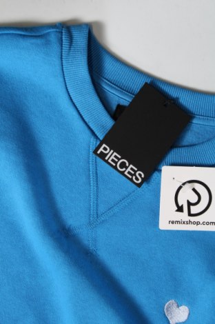 Γυναικεία μπλούζα Pieces, Μέγεθος S, Χρώμα Μπλέ, Τιμή 3,71 €