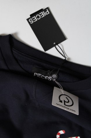 Γυναικεία μπλούζα Pieces, Μέγεθος XL, Χρώμα Μπλέ, Τιμή 4,54 €