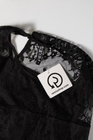 Дамска блуза Pieces, Размер M, Цвят Черен, Цена 7,50 лв.