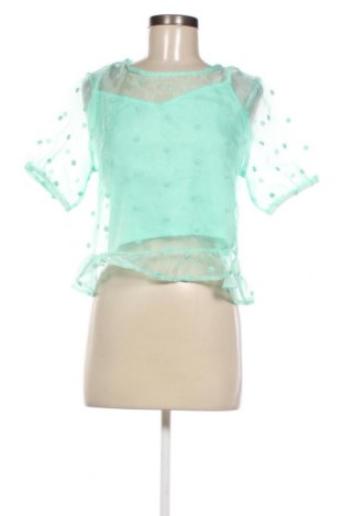 Γυναικεία μπλούζα Pimkie, Μέγεθος XS, Χρώμα Πράσινο, Τιμή 5,11 €