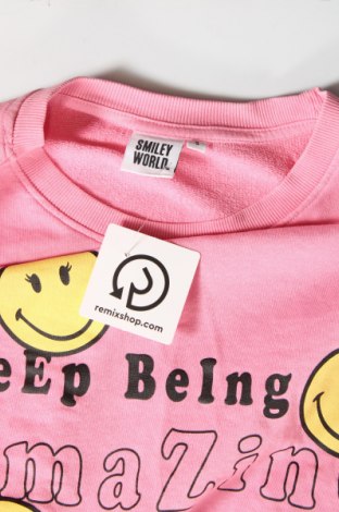 Γυναικεία μπλούζα Smiley World, Μέγεθος S, Χρώμα Ρόζ , Τιμή 3,29 €