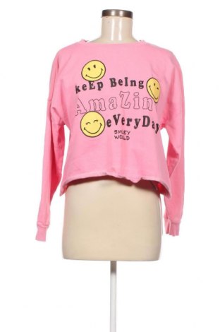 Γυναικεία μπλούζα Smiley World, Μέγεθος S, Χρώμα Ρόζ , Τιμή 3,29 €