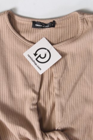 Дамска блуза Tally Weijl, Размер S, Цвят Бежов, Цена 6,82 лв.