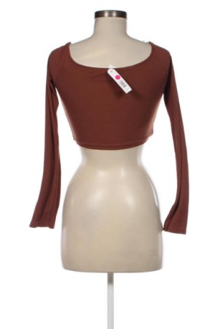 Γυναικεία μπλούζα Tally Weijl, Μέγεθος L, Χρώμα Καφέ, Τιμή 3,68 €