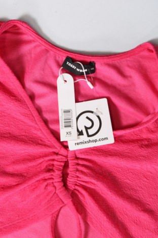 Damen Shirt Tally Weijl, Größe XS, Farbe Rosa, Preis 5,43 €