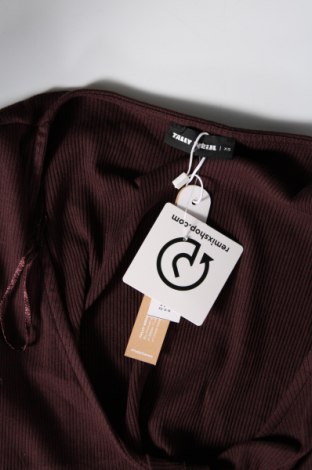 Γυναικεία μπλούζα Tally Weijl, Μέγεθος XS, Χρώμα Καφέ, Τιμή 5,11 €