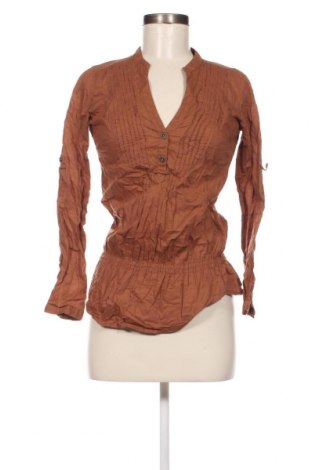 Γυναικεία μπλούζα Tally Weijl, Μέγεθος XS, Χρώμα Καφέ, Τιμή 1,66 €