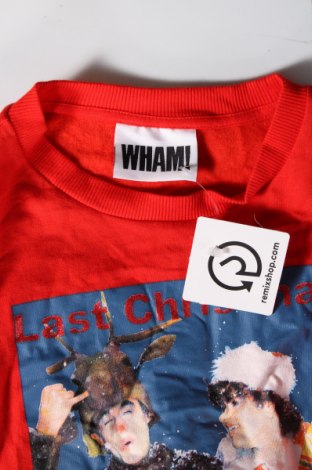 Γυναικεία μπλούζα Wham!, Μέγεθος S, Χρώμα Κόκκινο, Τιμή 4,08 €