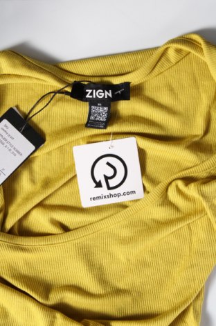 Bluză de femei Zign, Mărime XS, Culoare Galben, Preț 35,53 Lei