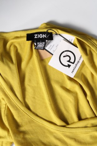 Дамска блуза Zign, Размер L, Цвят Жълт, Цена 10,80 лв.
