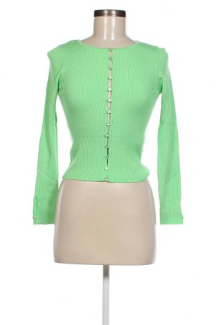 Damen Strickjacke Pimkie, Größe XS, Farbe Grün, Preis 8,30 €