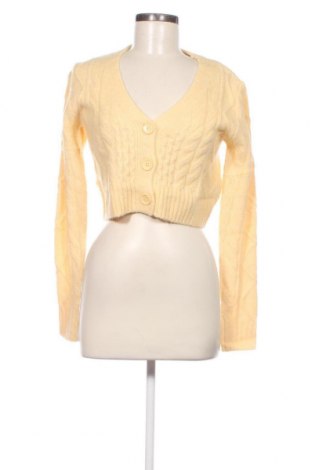 Γυναικεία ζακέτα Tally Weijl, Μέγεθος L, Χρώμα Κίτρινο, Τιμή 5,93 €