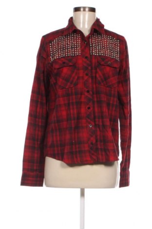 Γυναικείο πουκάμισο American Retro, Μέγεθος M, Χρώμα Κόκκινο, Τιμή 3,71 €