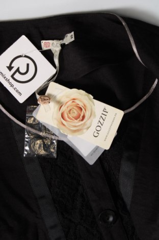 Γυναικείο πουκάμισο Gozzip, Μέγεθος XS, Χρώμα Μαύρο, Τιμή 6,68 €