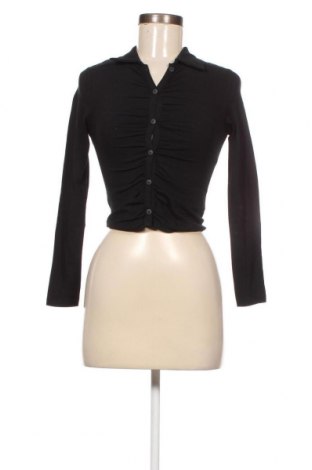 Γυναικείο πουκάμισο Jennyfer, Μέγεθος XXS, Χρώμα Μαύρο, Τιμή 5,36 €