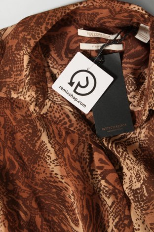 Γυναικείο πουκάμισο Maison Scotch, Μέγεθος XS, Χρώμα Καφέ, Τιμή 19,33 €