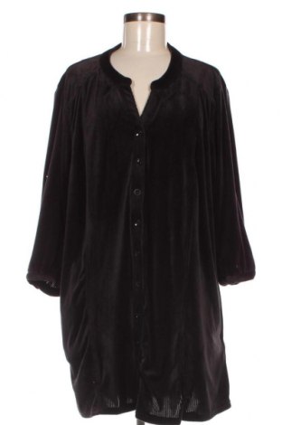 Γυναικείο πουκάμισο Maxi Blue, Μέγεθος XXL, Χρώμα Μαύρο, Τιμή 4,33 €