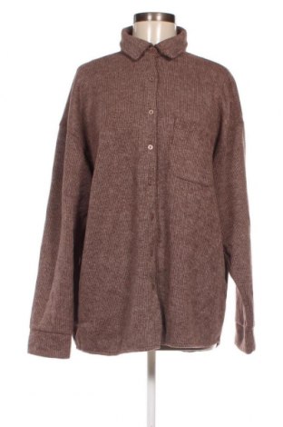 Γυναικείο πουκάμισο Nly Trend, Μέγεθος L, Χρώμα Καφέ, Τιμή 3,09 €